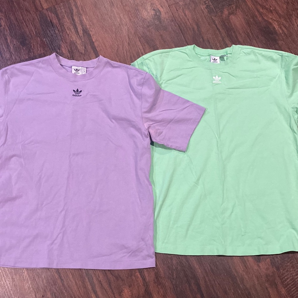 Oversized adidas shirts